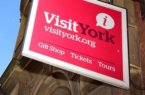 Image of the Visit York sign